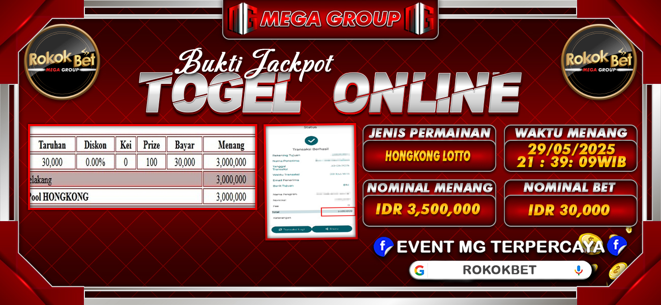 Bukti JP situs Bet4D hari Jumat, 30 Mei 2025